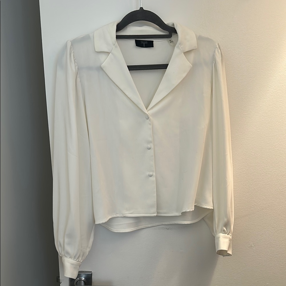 Elegant White Women's Blouse